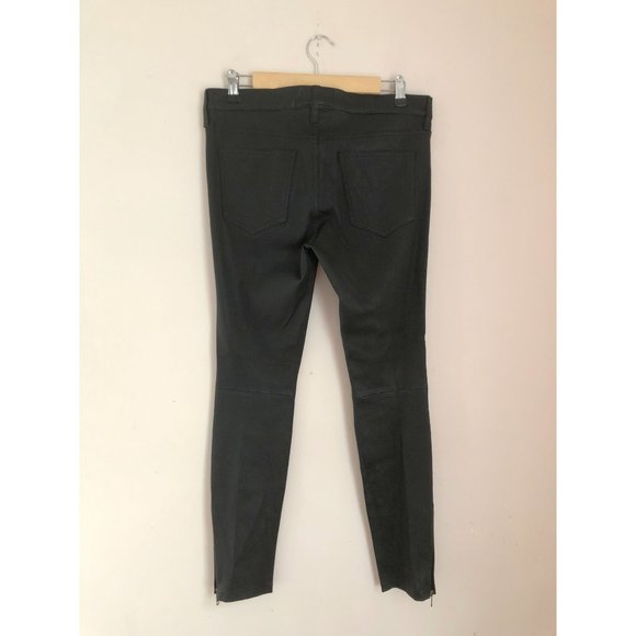 Current/Elliot Revolve black lamb leather pants - Picture 9 of 12